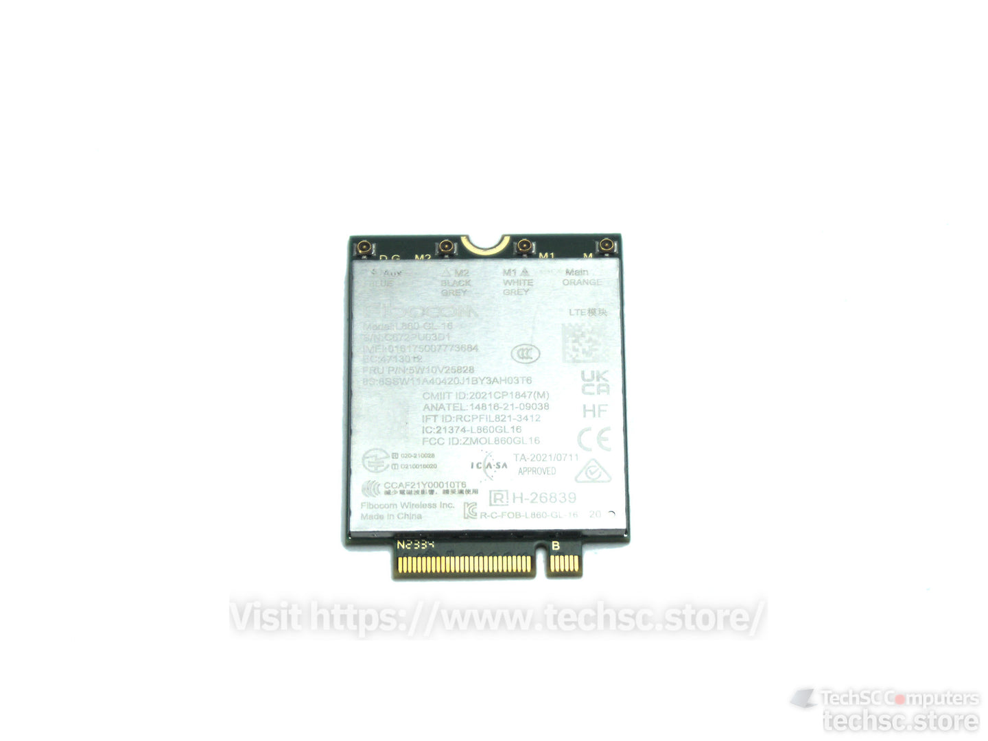 Lenovo Fibocom L860-GL Genuine 4G LTE CAT16 WWAN M.2 Card (5W10V25828)