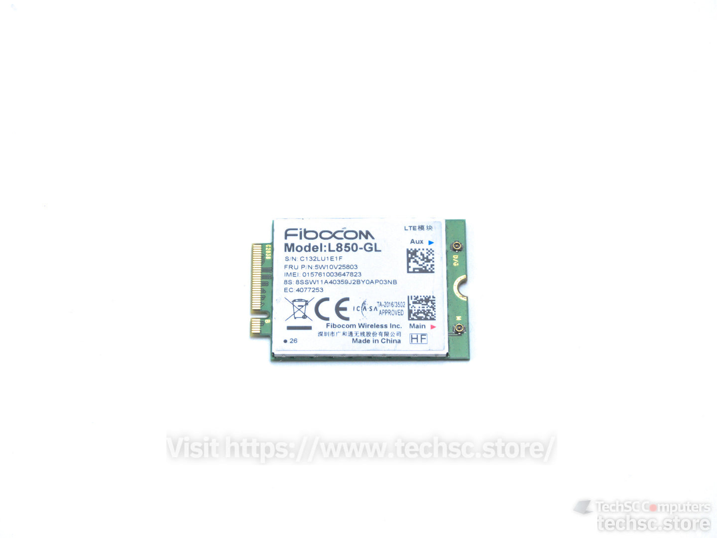 Lenovo Fibocom L850-GL Genuine 4G LTE CAT9 450Mbps WWAN M.2 Card (5W10V25803)