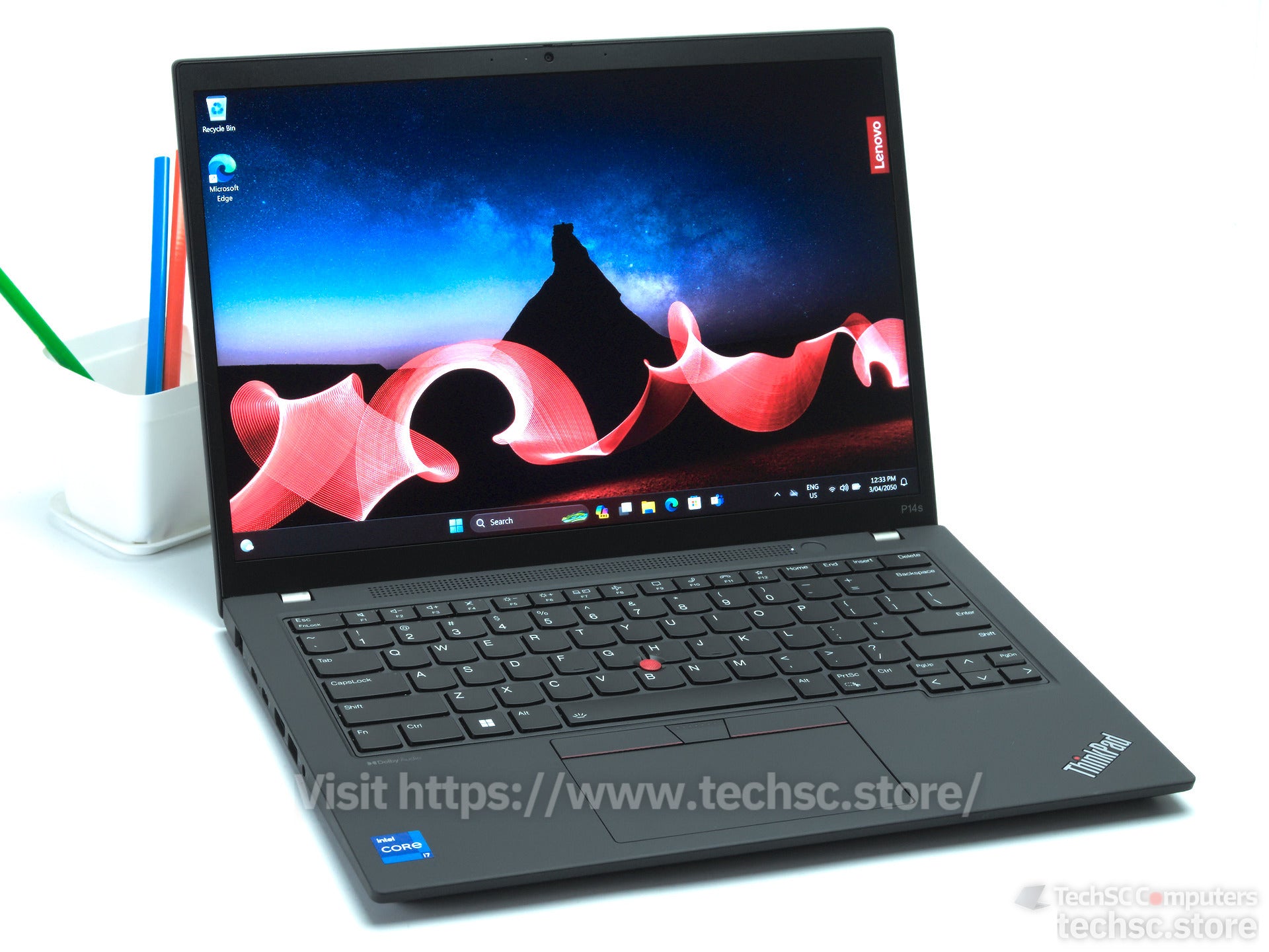 Lenovo ThinkPad P14S Gen 4 14" (2024, i7-1360P, Quadro RTX, 16GB RAM, 512GB, Prem 2026 Wty, Extd Batt) [A+]