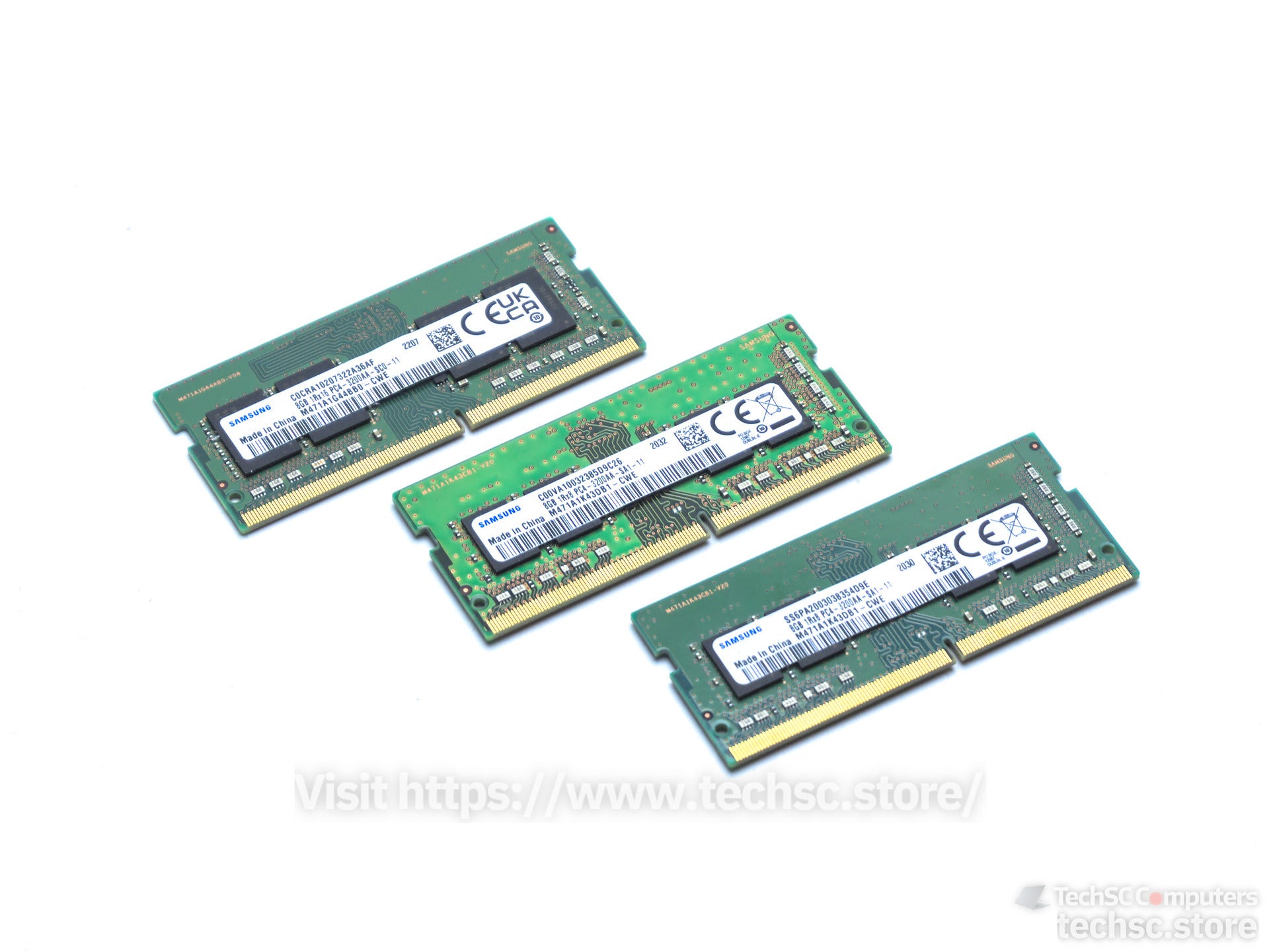 Samsung DDR4-3200 SO-DIMM Laptop RAM (Single/Dual-Sided)