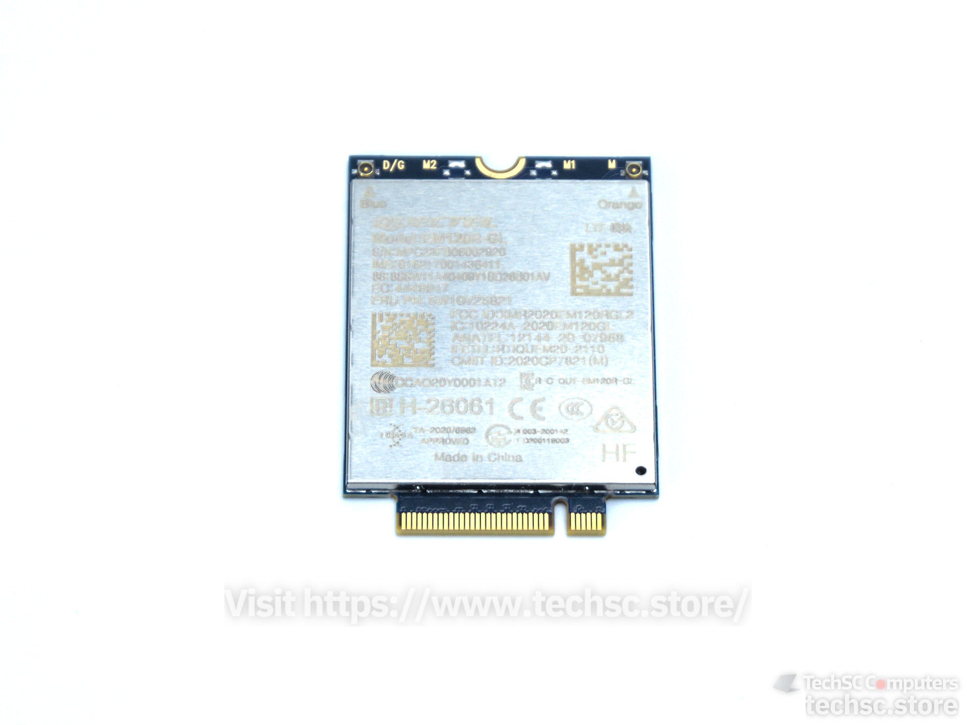 Lenovo Quectel EM120R-GL 4G LTE CAT12 600Mbps WWAN M.2 Card for X1 Carbon Gen 9 (5W10V25821)