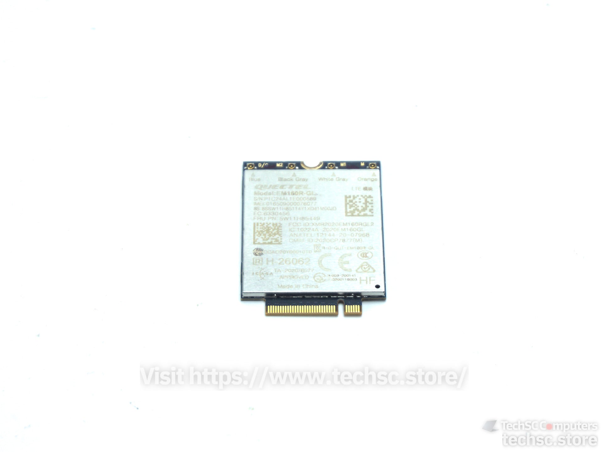 Lenovo Quectel EM160R-GL 4G LTE Genuine CAT16 1GBps WWAN M.2 Card (5W11H85449)