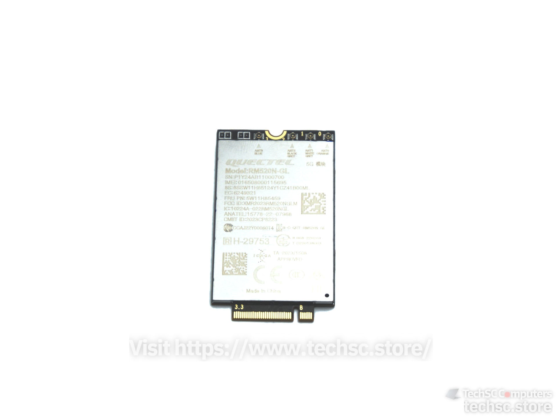 Lenovo Quectel RM520-N 5G/LTE CAT20 3400Mbps WWAN M.2 Card (5W11H85459)