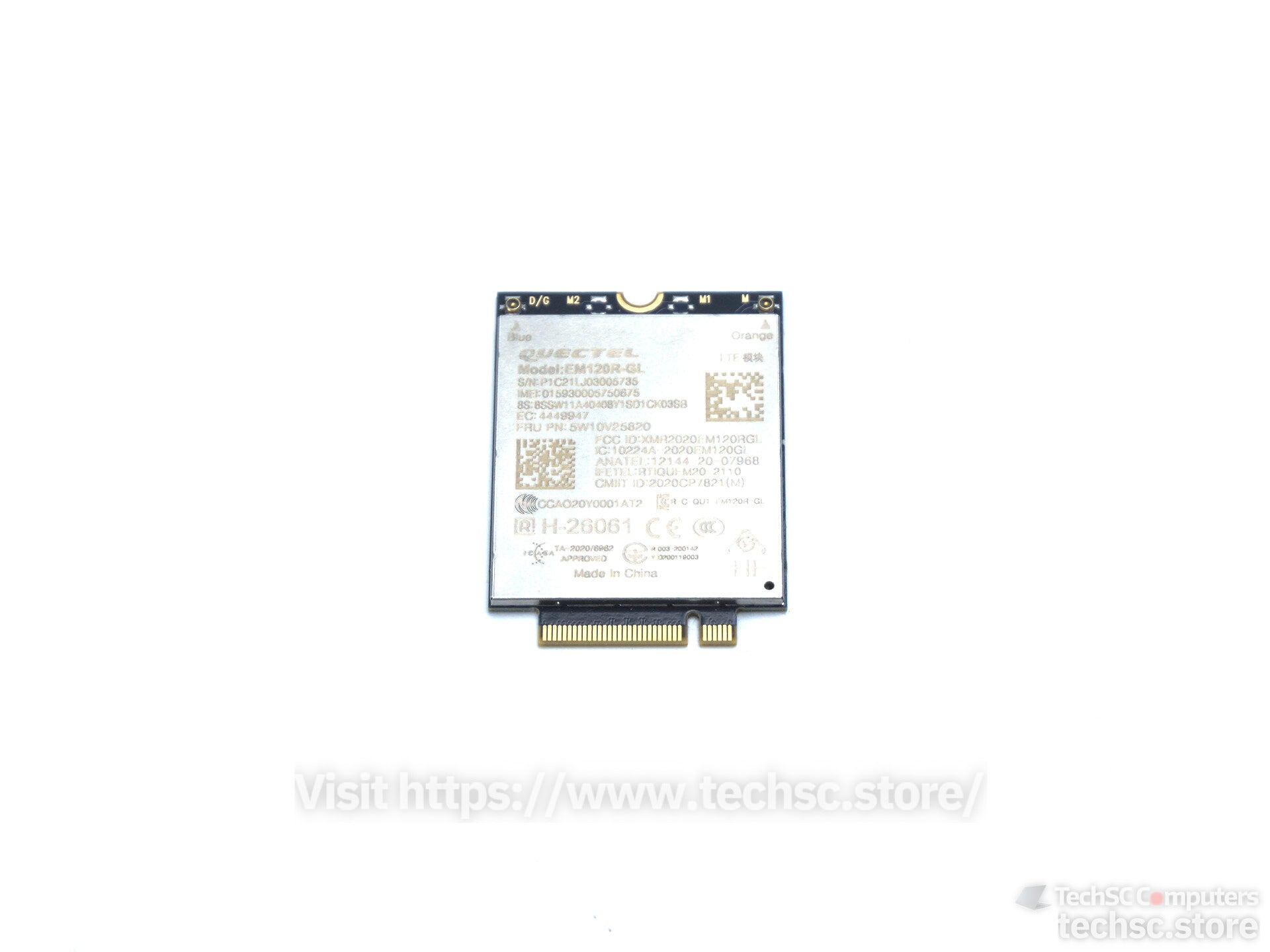 Lenovo Quectel EM120R-GL 4G LTE Genuine CAT12 600Mbps WWAN M.2 Card (5W10V25820)